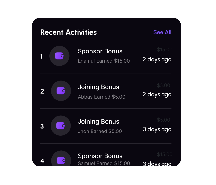 Get paid for completing tasks